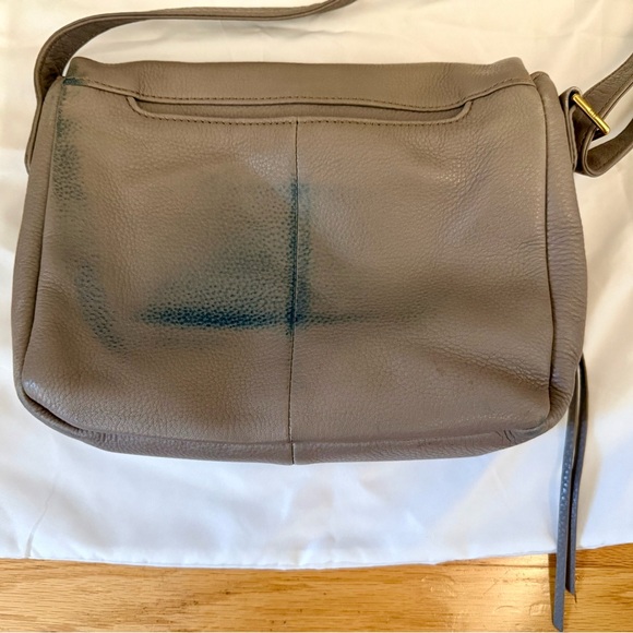 HOBO Fern Messenger Crossbody Leather Bag in Graphite - Picture 7 of 7